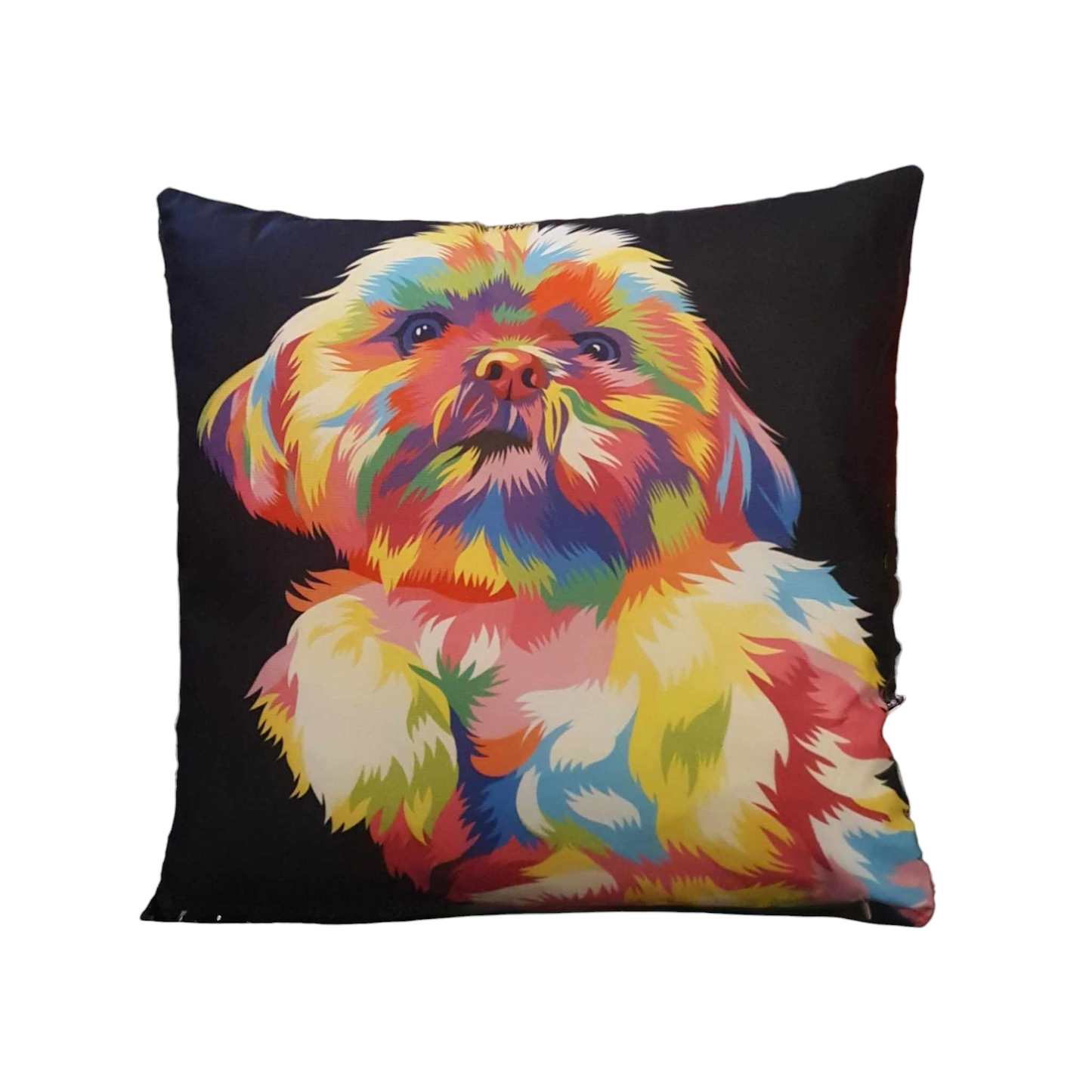 Colourful Shih Tzu Throw Cushion