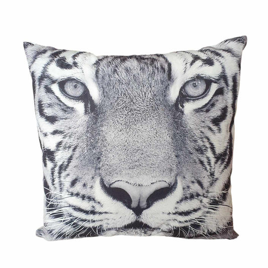 White Tiger Throw Cushion