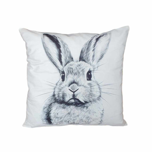 Cute Rabbit Print Cushion