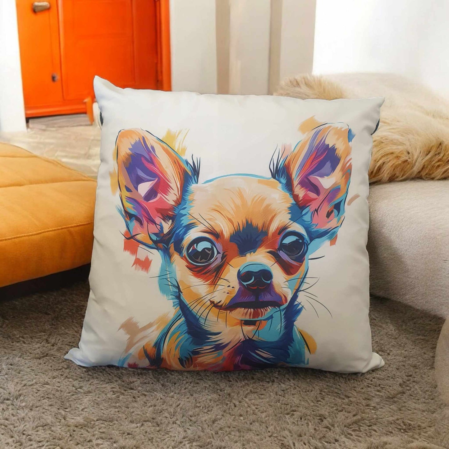 Chihuahua Throw Cushion