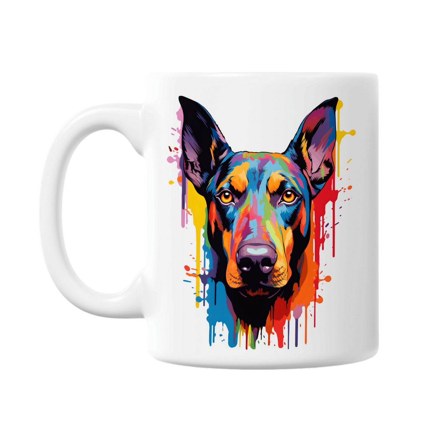 Doberman 11oz Printed Dog Mug