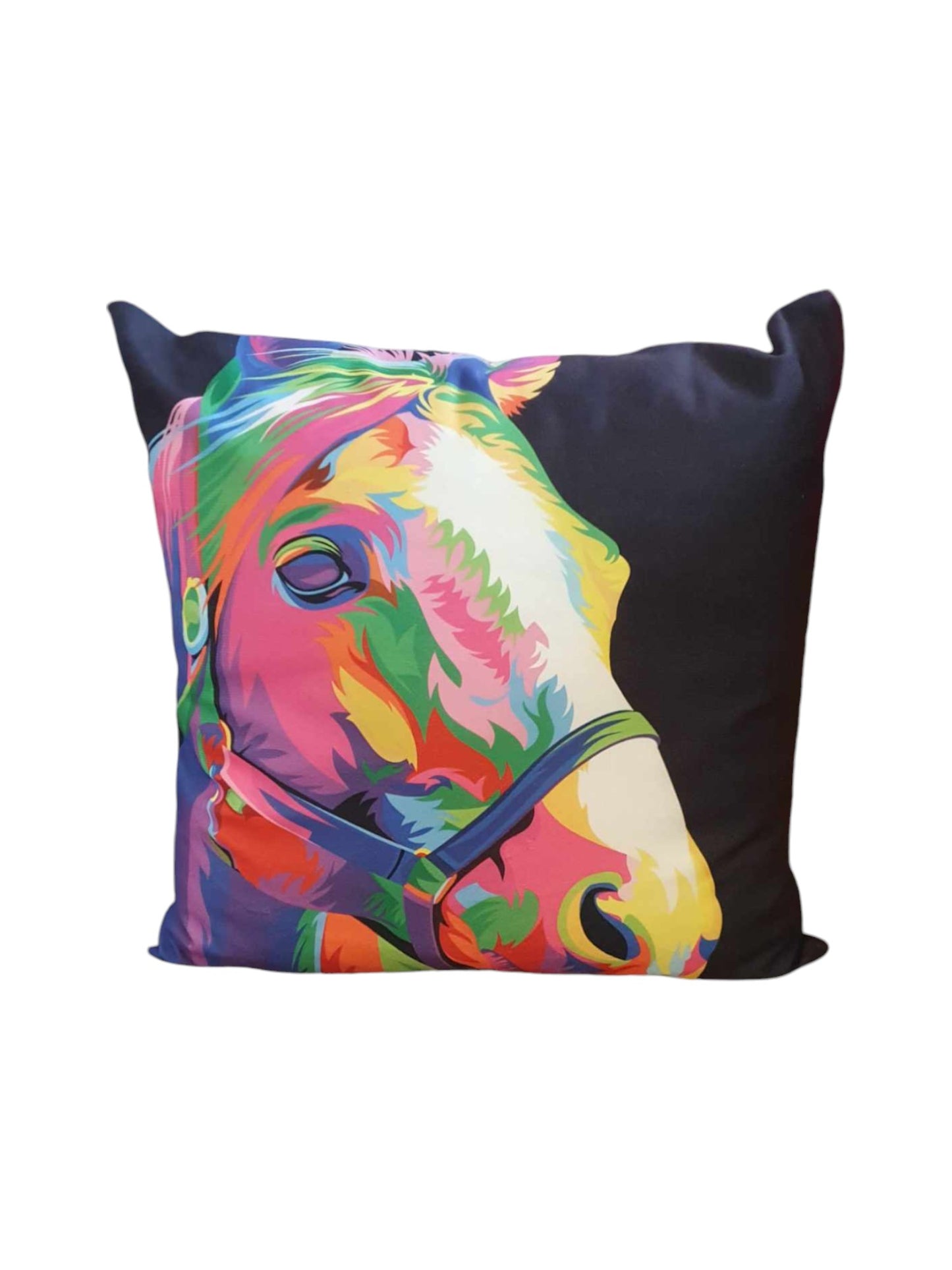 Colourful Horse Throw Cushion