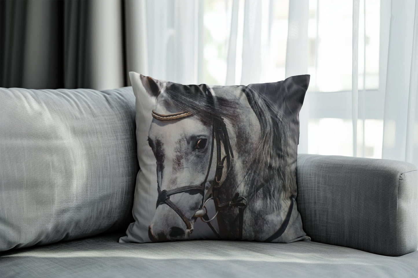 Horse Throw Cushion