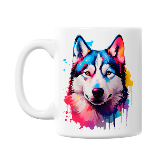 Siberian Husky 11oz Printed Dog Mug