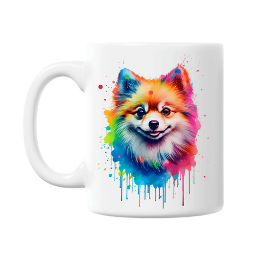 Pomeranian 11oz Printed Dog Mug