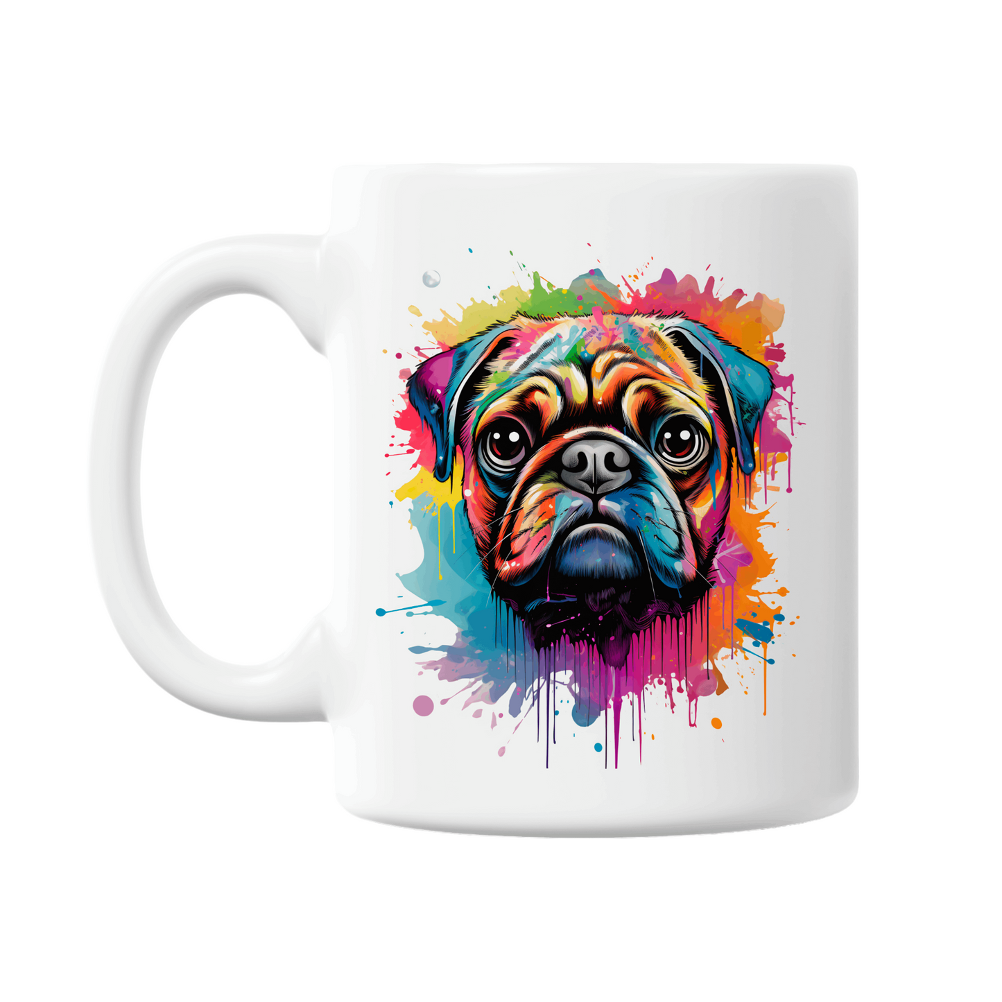 Pug 11oz Printed Dog Mug