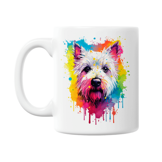 White West Highland Terrier 11oz Printed Dog Mug