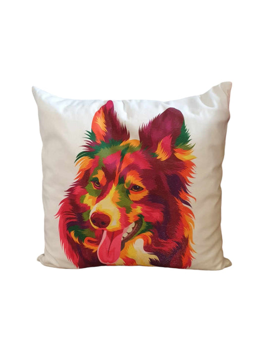 Border Collie Throw Cushion