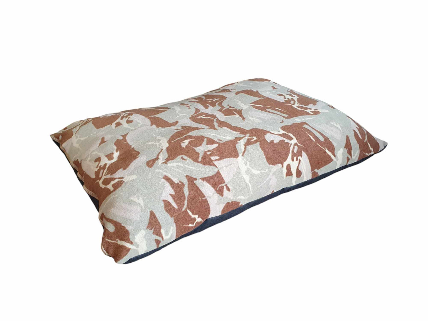 Soft Fleece Camouflage Pet Cushion With Zip Off Washable Cover