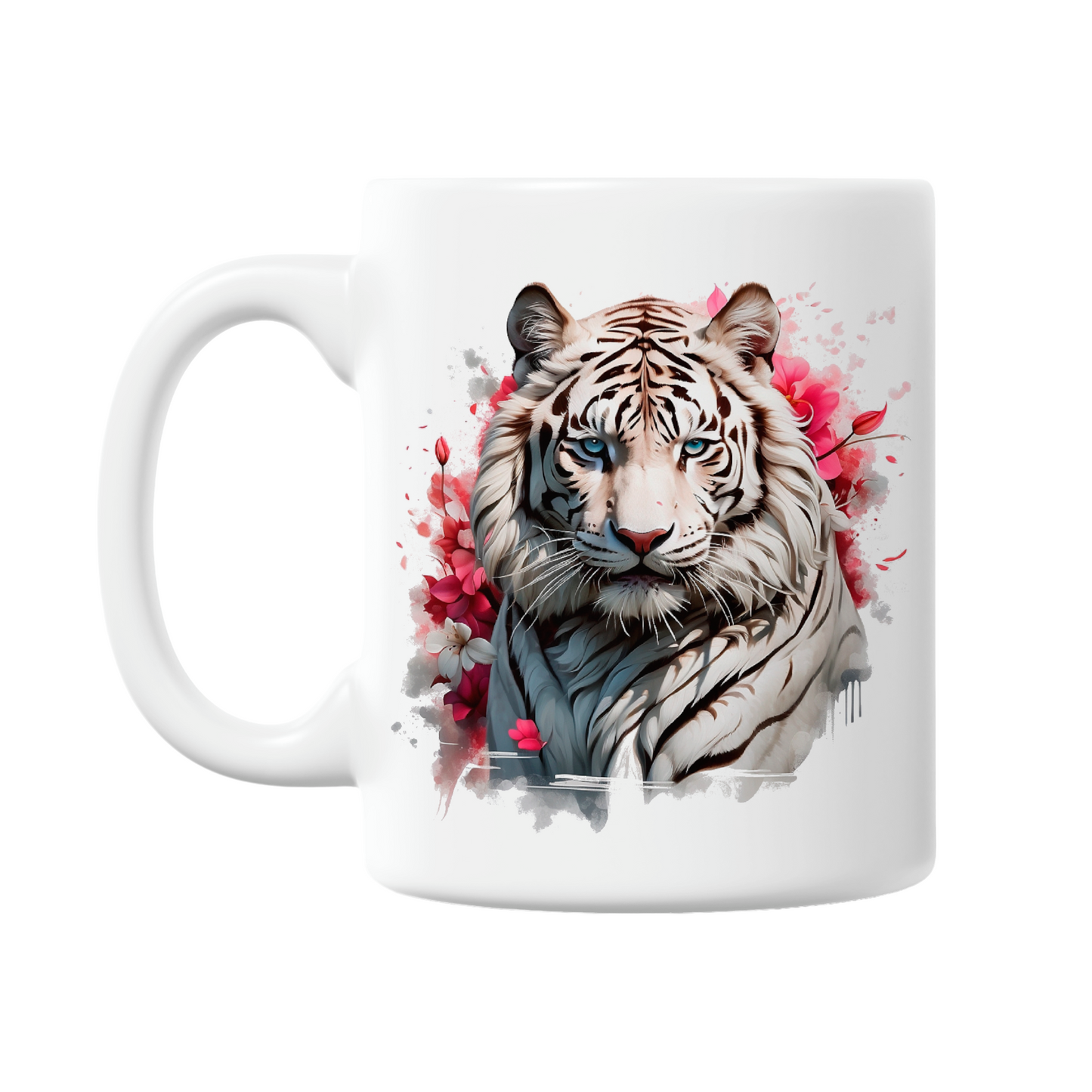 Majestic White Tiger 11oz Printed Mug (6 Designs)