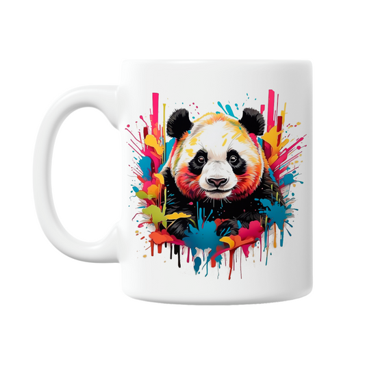 Colour Splash Panda 11oz Printed Mug (6 Designs)