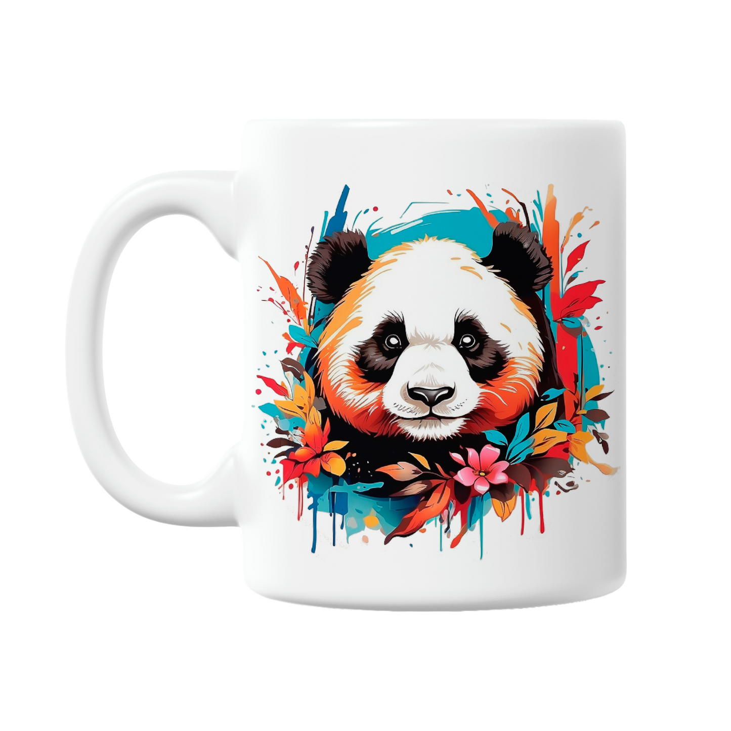 Colour Splash Panda 11oz Printed Mug (6 Designs)