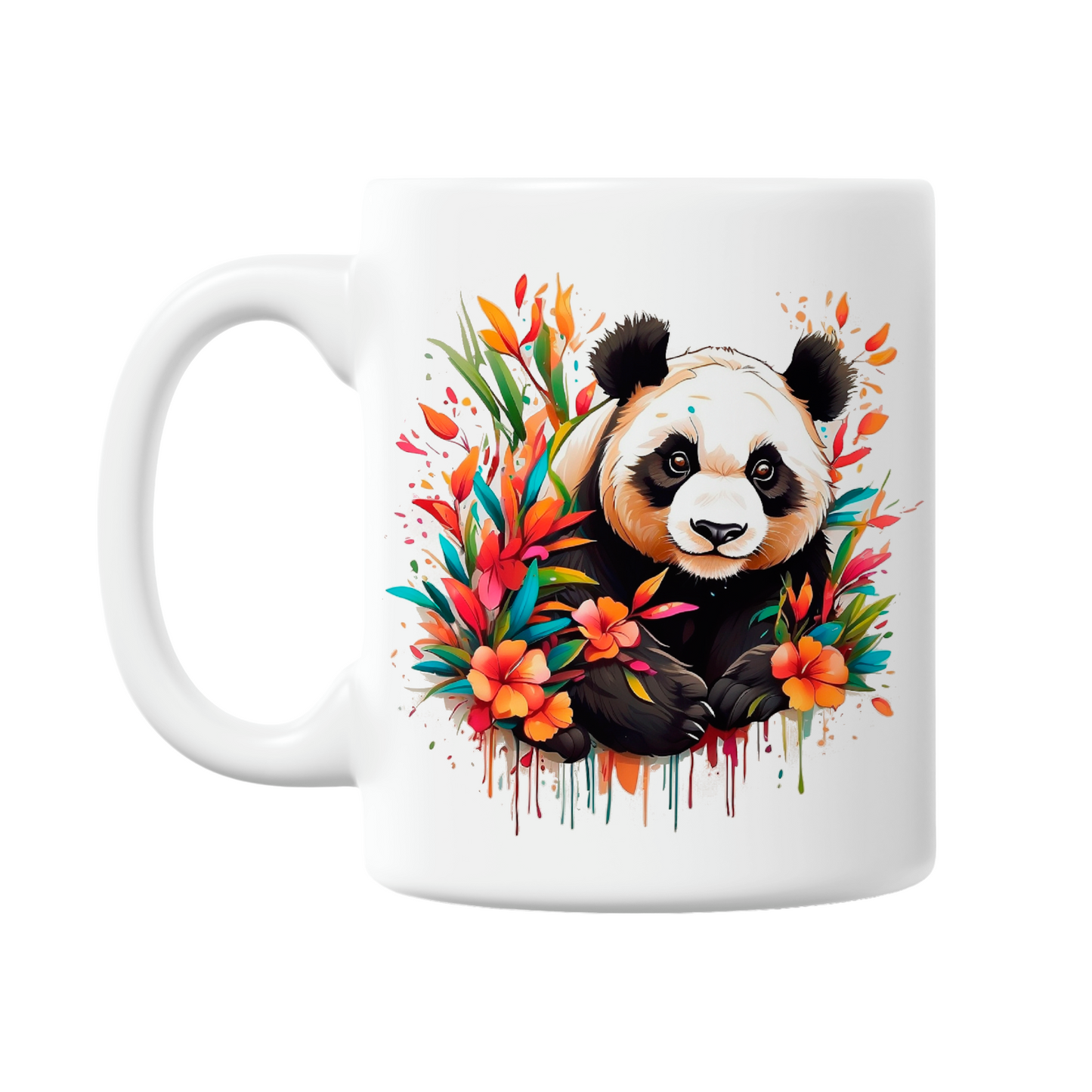 Colour Splash Panda 11oz Printed Mug (6 Designs)