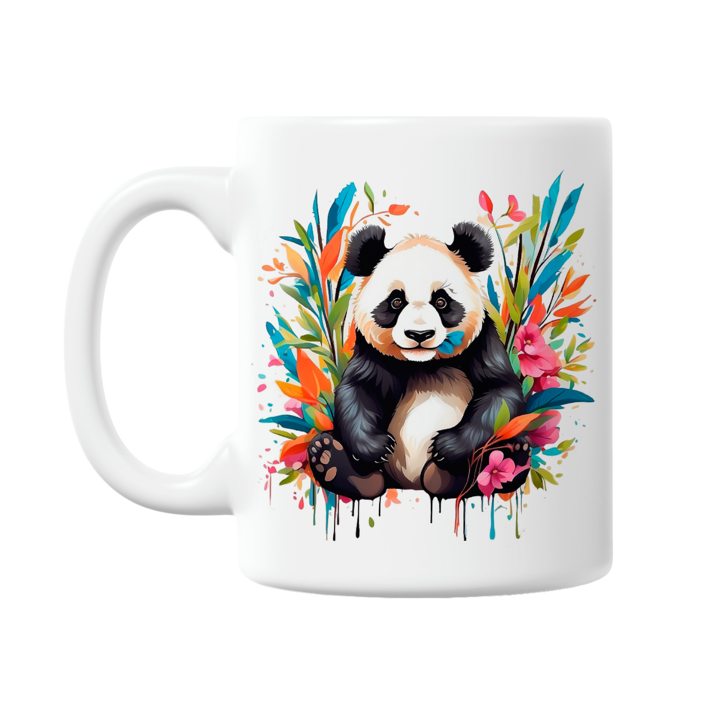 Colour Splash Panda 11oz Printed Mug (6 Designs)