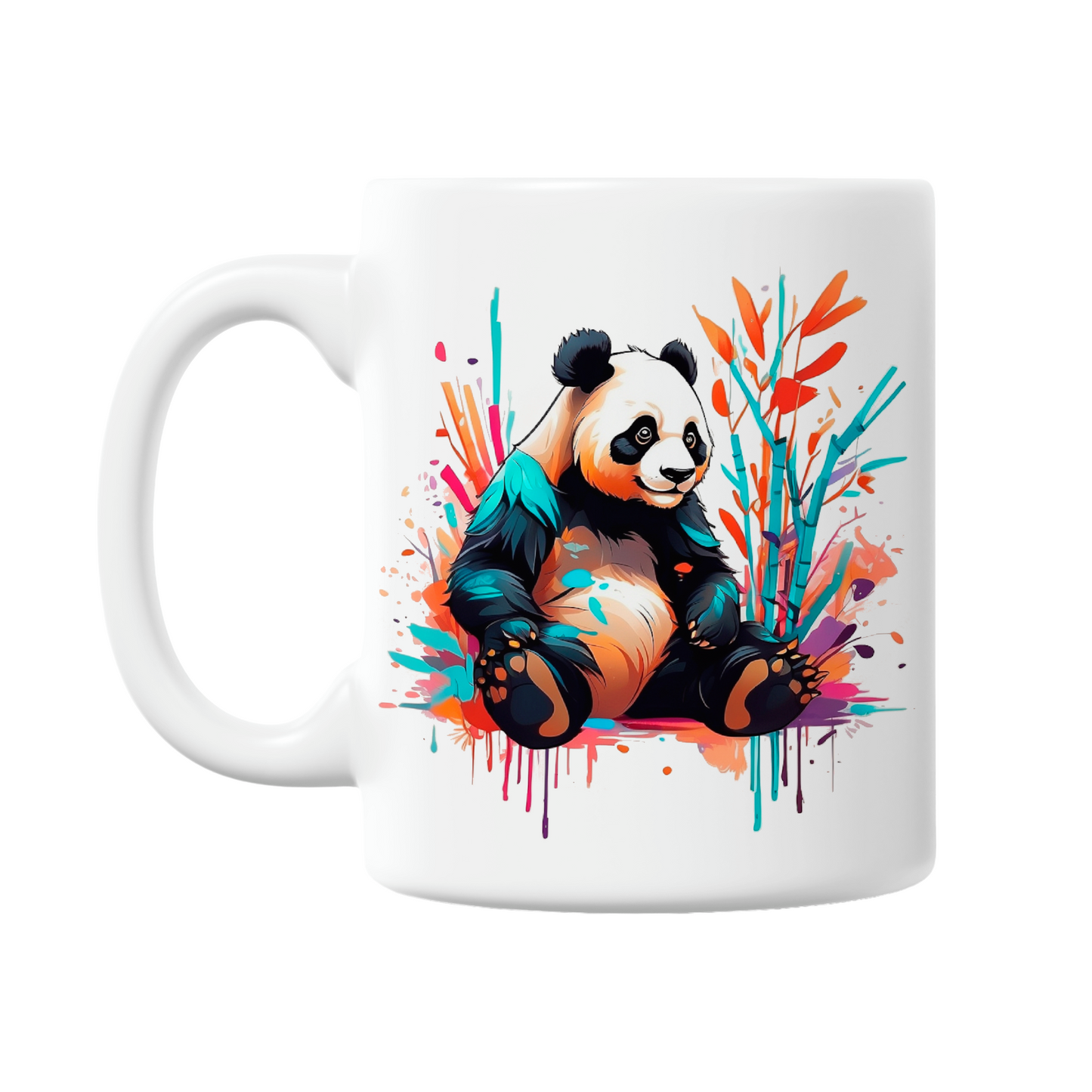 Colour Splash Panda 11oz Printed Mug (6 Designs)