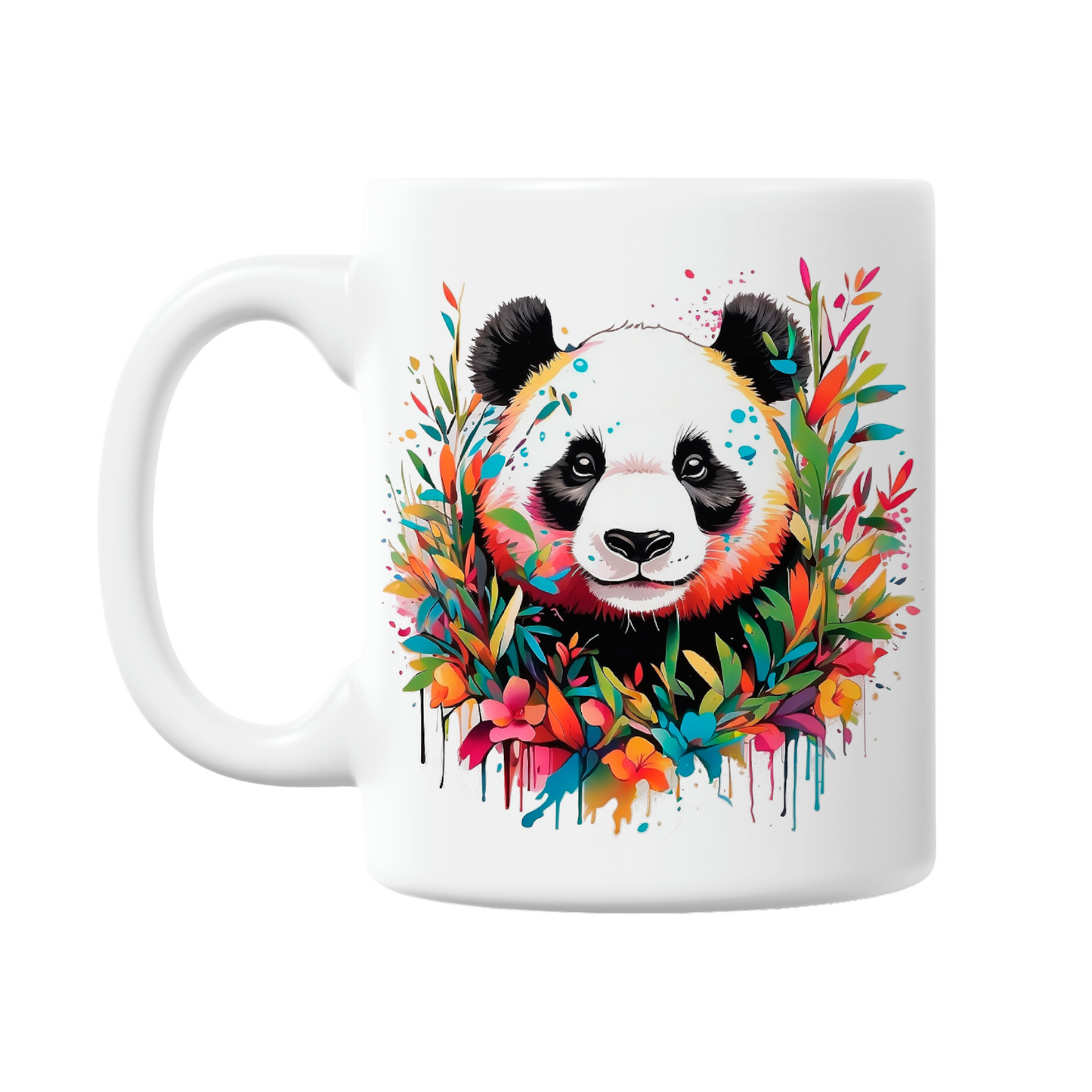 Colour Splash Panda 11oz Printed Mug (6 Designs)