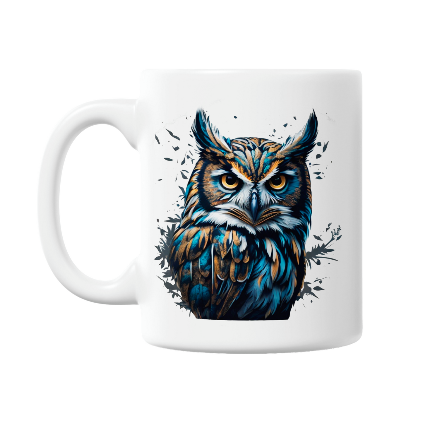 Colourful 11oz Owl Mugs 6 Designs