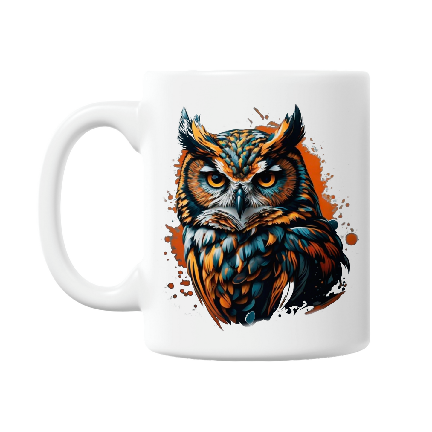 Colourful 11oz Owl Mugs 6 Designs