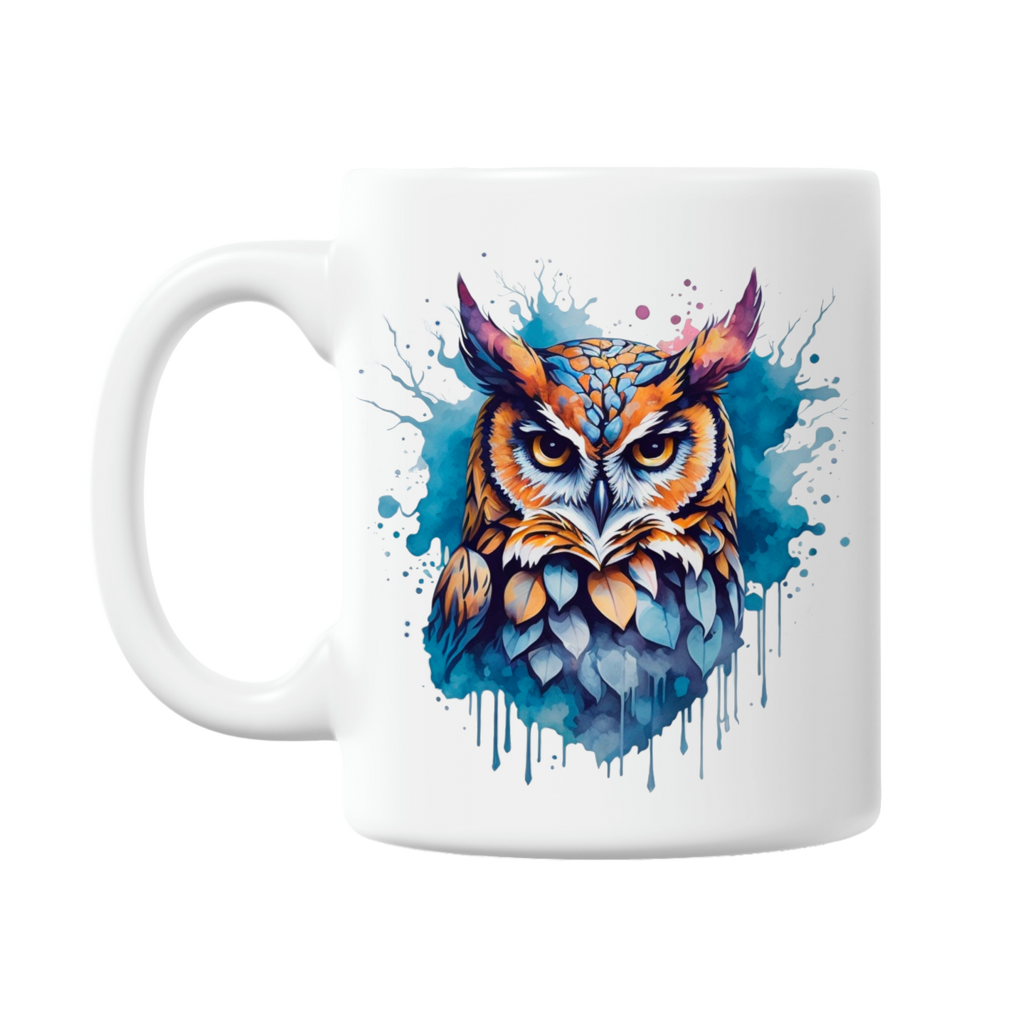 Colourful 11oz Owl Mugs 6 Designs