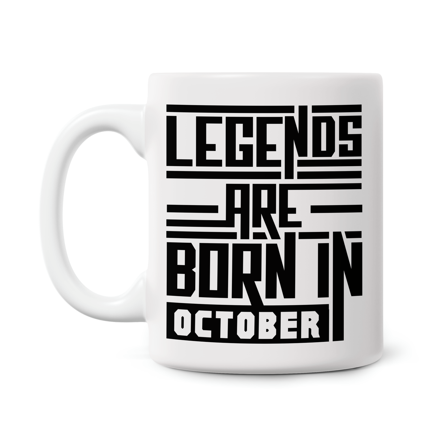 'Legends Are Born In' Birthday 11oz Printed Mugs