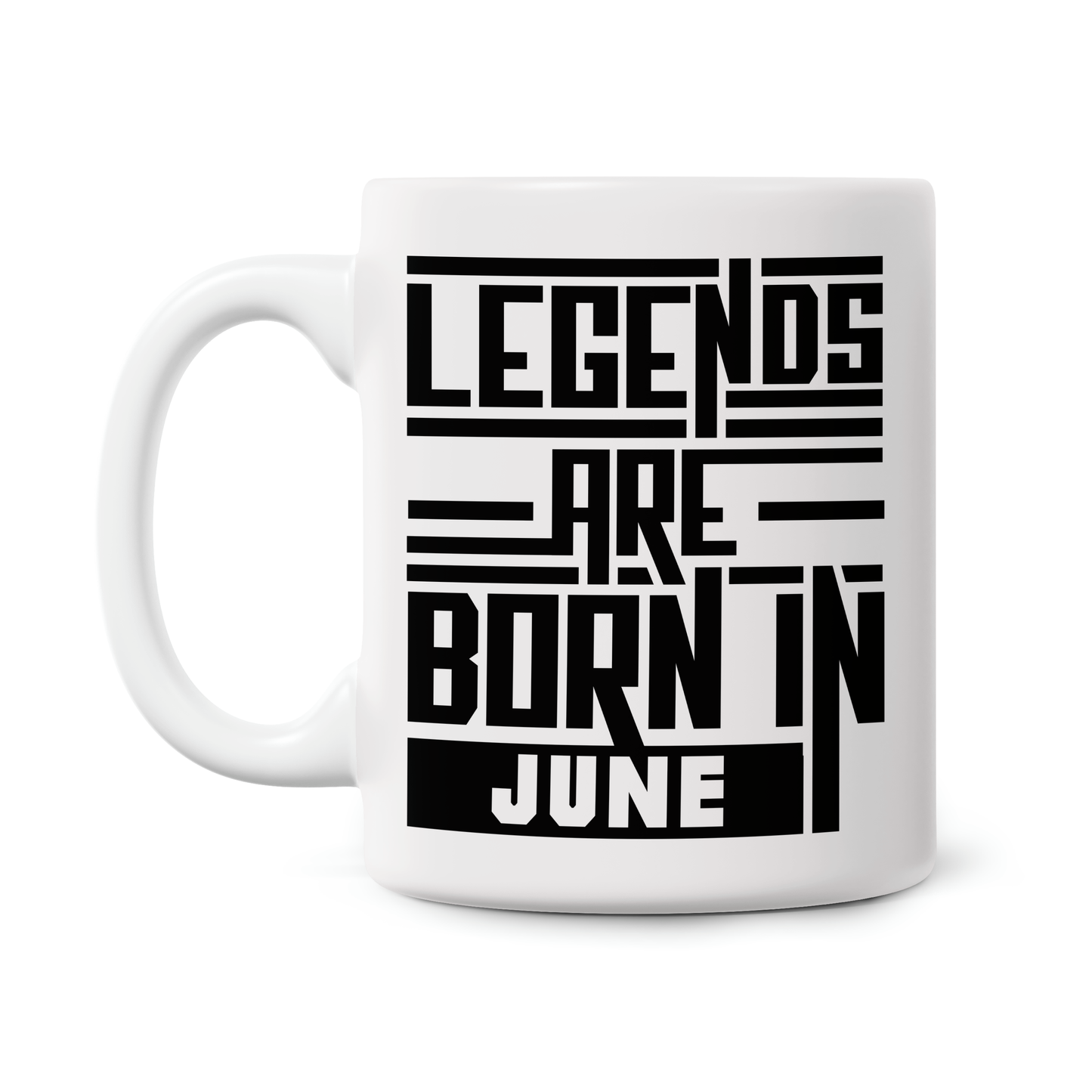 'Legends Are Born In' Birthday 11oz Printed Mugs