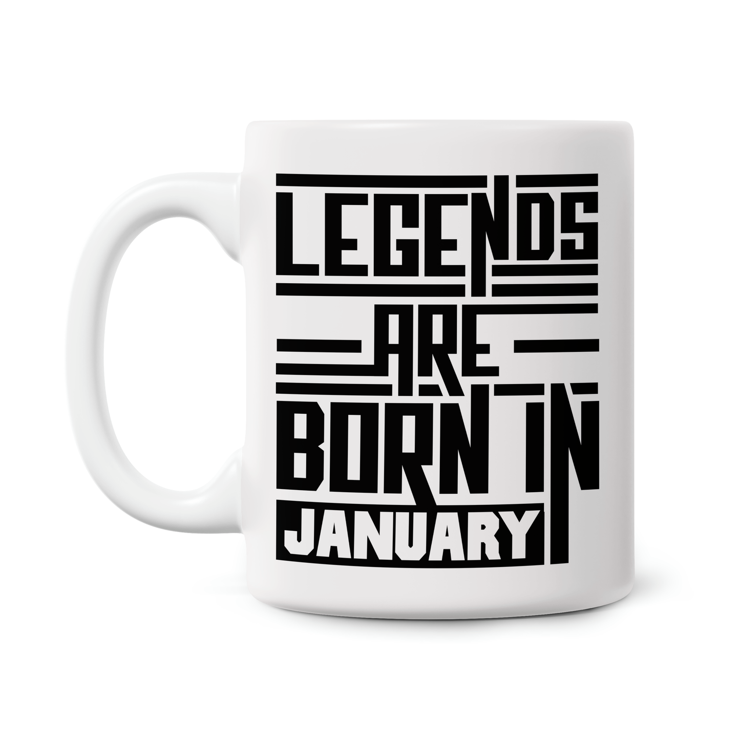 'Legends Are Born In' Birthday 11oz Printed Mugs