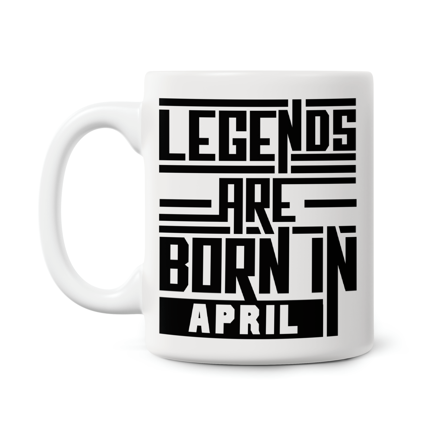 'Legends Are Born In' Birthday 11oz Printed Mugs