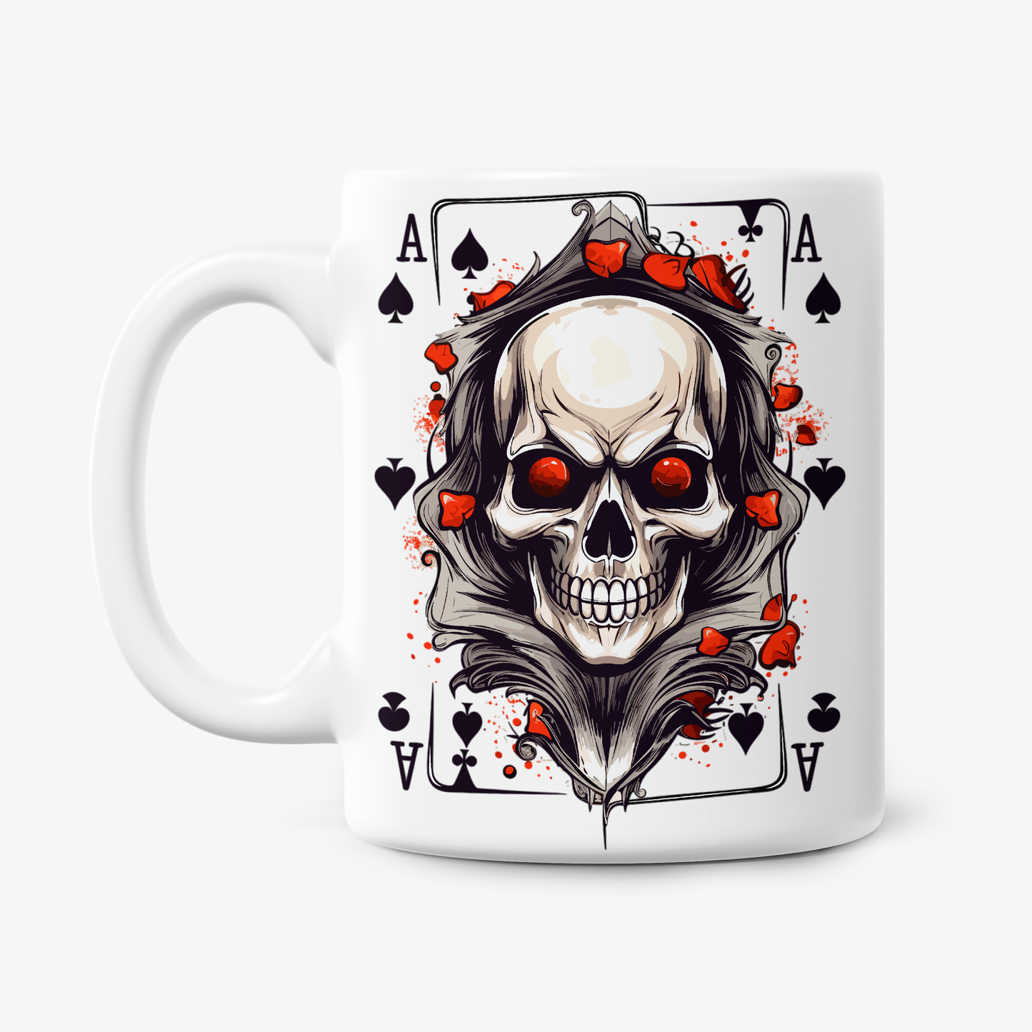 Skulls and Cards 11oz Printed Mugs